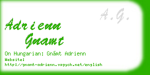 adrienn gnamt business card