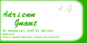 adrienn gnamt business card